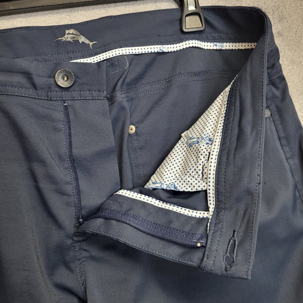 Tommy Bahama Pants Mens 36x32 Navy Blue Island Zone Performance Stretch 5-Pocket - Picture 10 of 12